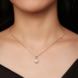 Heart-shaped Moissanite Necklace 1.0CT VVS1 EX Pendant 925 Sterling Silver