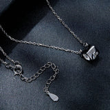 Dazzling 1.0CT Moissanite Pendant Necklace 925 Sterling Silver