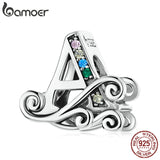 925 Silver Letter-A Charm Pendant for Bracelet or Bangle