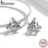 925 Silver Letter-A Charm Pendant for Bracelet or Bangle