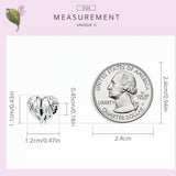 925 Sterling Silver Wings Charms Pendant for DIY Bracelet & Bangle Heart Beads