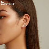 925 Silver Snake Stud Earrings for Women - Fine Jewelry Gift