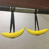 Banana Ox Horn Gym Dumbbells Barbell Bar Handle Weightlifting Hand Grip Ring