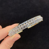 Crystal Tennis Bangle Bracelet Ukrainian Style