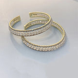 Crystal Tennis Bangle Bracelet Ukrainian Style