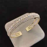 Crystal Tennis Bangle Bracelet Ukrainian Style