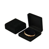 Red/Black Velvet Coated Bangle Bracelet Gift Box