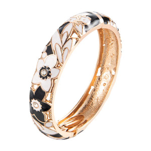 Double Enamel Bangle Set Cloisonne Women's Jewelry Accessories