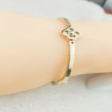 Goddess Rose Luxe Stainless Steel Bangle