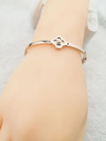 Goddess Rose Luxe Stainless Steel Bangle