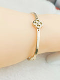 Goddess Rose Luxe Stainless Steel Bangle