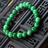Natural Jade Beads Bracelet for Men and Women