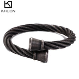 Adjustable Stainless Steel Nail Bracelet Punk Cuff Jewelry