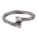 Adjustable Stainless Steel Nail Bracelet Punk Cuff Jewelry