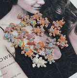 Stainless Steel Bangles Bracelets Zircon Jewelry