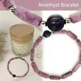 Amethyst Crystal Bangle Women's Jewelry Gift
