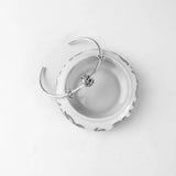 925 Silver Heart Bangle Bracelet Dragons