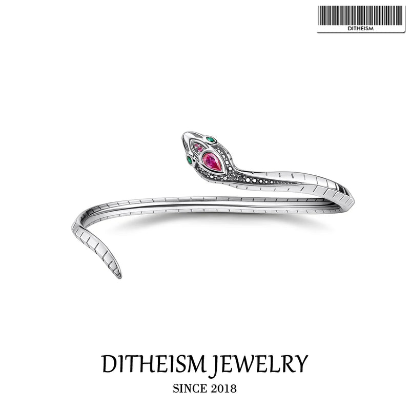 Snake 925 Silver Bracelet Mysterious Bangle