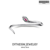 Snake 925 Silver Bracelet Mysterious Bangle