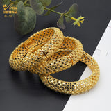 Indian Charm Bracelet Dubai 24K Plated Ethiopian African Jewelry