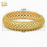 Indian Charm Bracelet Dubai 24K Plated Ethiopian African Jewelry