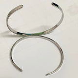 Customizable Name Bracelet Stainless Steel Bangles For Women