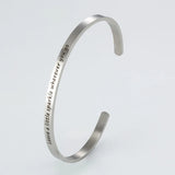 Customizable Name Bracelet Stainless Steel Bangles For Women