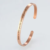 Customizable Name Bracelet Stainless Steel Bangles For Women