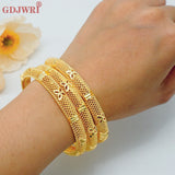 Ethiopian Indian Bangles For Women Flower Bride Bracelet