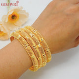 Ethiopian Indian Bangles For Women Flower Bride Bracelet