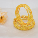 Ethiopian Dubai Bangles For Women Flower Bride Bracelet African Wedding