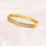 Bangrui Zircon Bangle Bracelet Micro Inlaid Zirconia Bangles