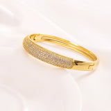 Bangrui Zircon Bangle Bracelet Micro Inlaid Zirconia Bangles