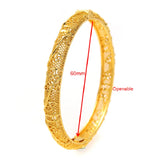 60mm Openable Bracelet Bangle Vintage Jewelry For Women Party Gift