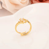 CZ Paved Engagement Ring Set Crystal Wedding Jewelry