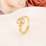 CZ Paved Engagement Ring Set Crystal Wedding Jewelry