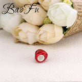 BaoFu S925 Silver Bubble Love Heart Beads Bracelet DIY Lover's Accessory