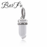 BaoFu S925 Sterling Silver Guardian Charm Crystal Bracelet DIY Bead Accessory