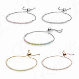 Baofu 925 Silver Bracelet Bright & Adjustable for Female DIY Jewelry