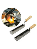 Bar Silver Ingot Casting Mold with Wood Handle