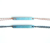 Zircon Bar Bracelet Micro CZ Bangle