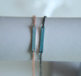 Zircon Bar Bracelet Micro CZ Bangle