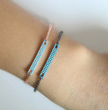 Zircon Bar Bracelet Micro CZ Bangle