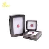 Bare Stone Display Stand Holder Gem Storage Box Metal Organizer Case