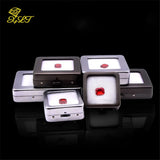Bare Stone Display Stand Holder Gem Storage Box Metal Organizer Case