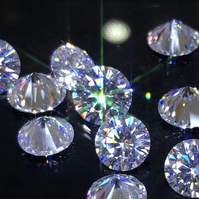 D-color Ultra-white Moissanite Diamond Bare Stone