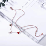 Colorful Layered Stainless Anklet Chain Beach Anckle Bracelets