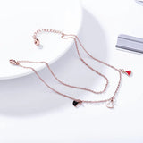 Colorful Layered Stainless Anklet Chain Beach Anckle Bracelets