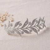 Baroque Bridal Crystal Flower Tiara Hairband Crown