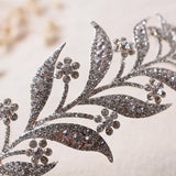 Baroque Bridal Crystal Flower Tiara Hairband Crown